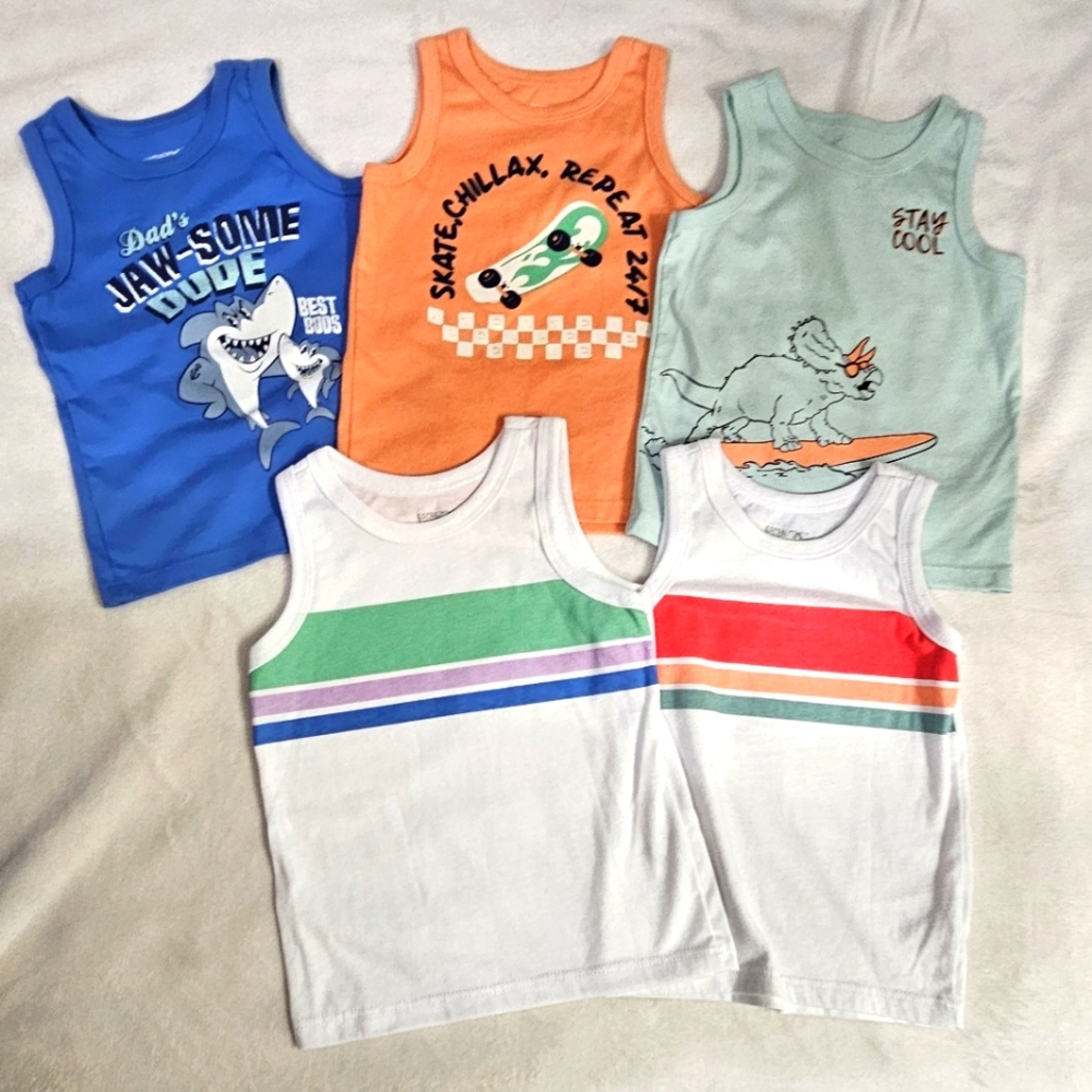 Garanimals Boys Tank Tops for Stylish Comfort Size 18 Months